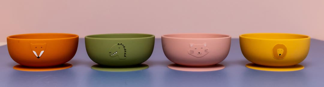Trixie Silicone Animal Bowl with Suction
