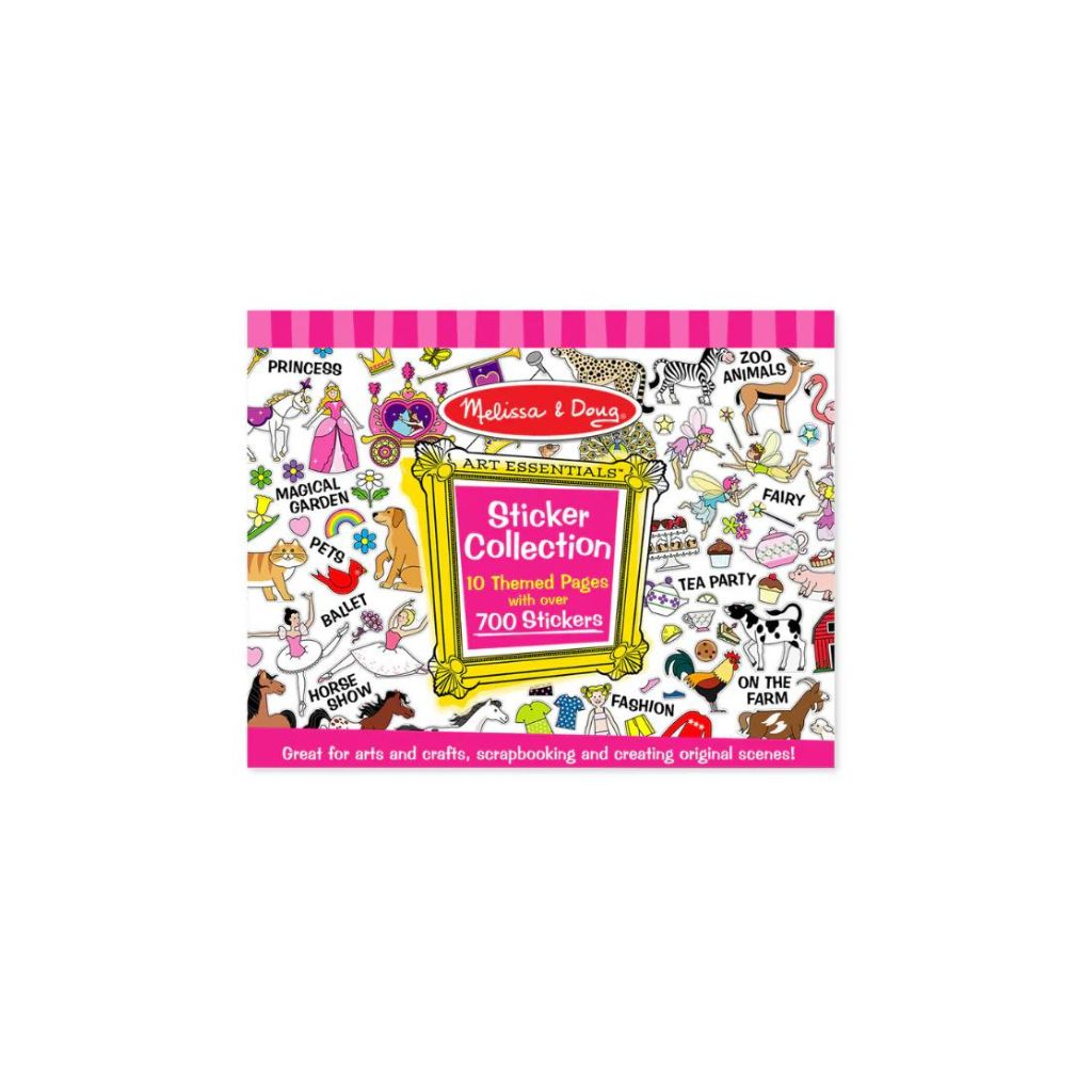 Melissa & Doug Sticker Collection Book - Pink