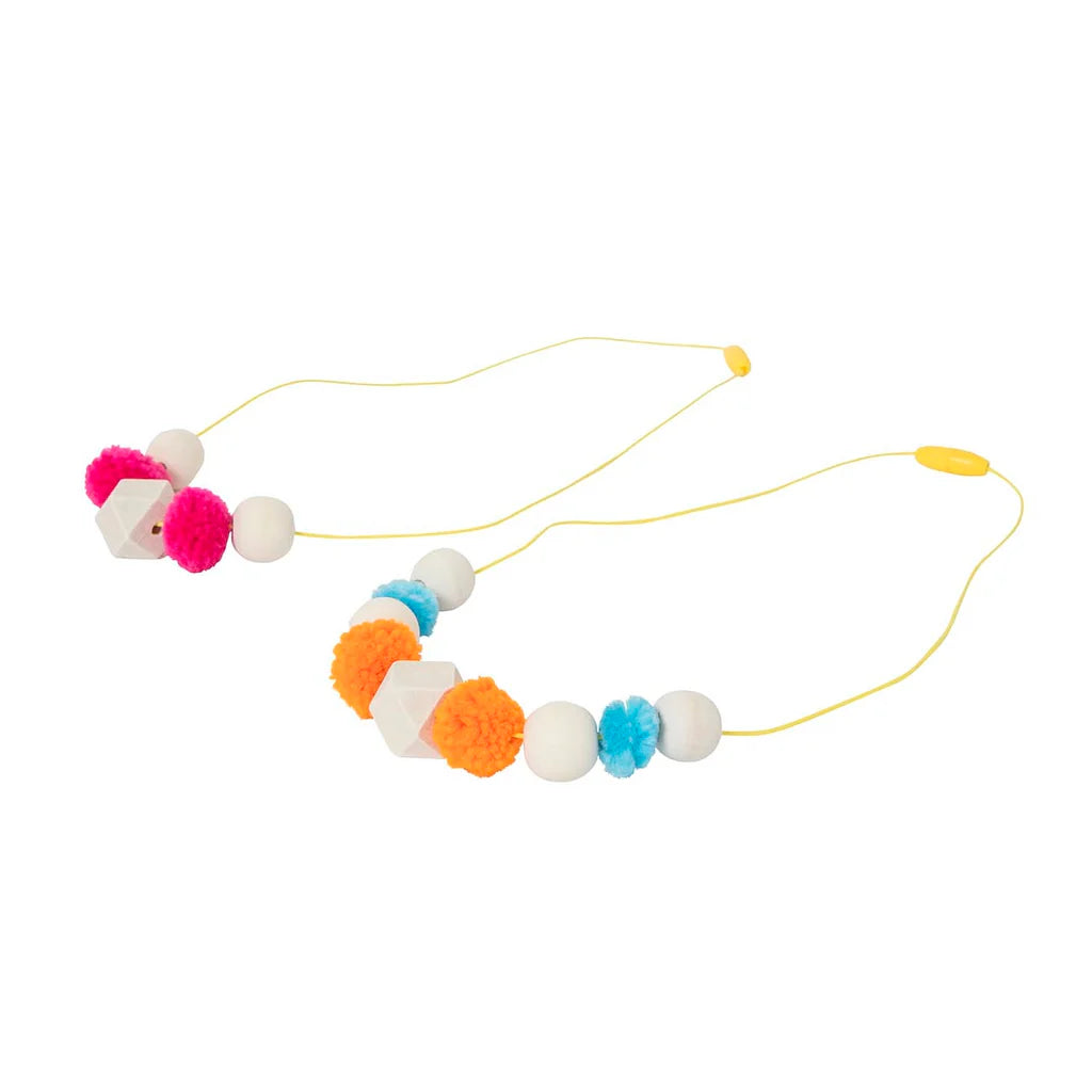 Tiger Tribe Jewellery Design Pom Pom & Beads