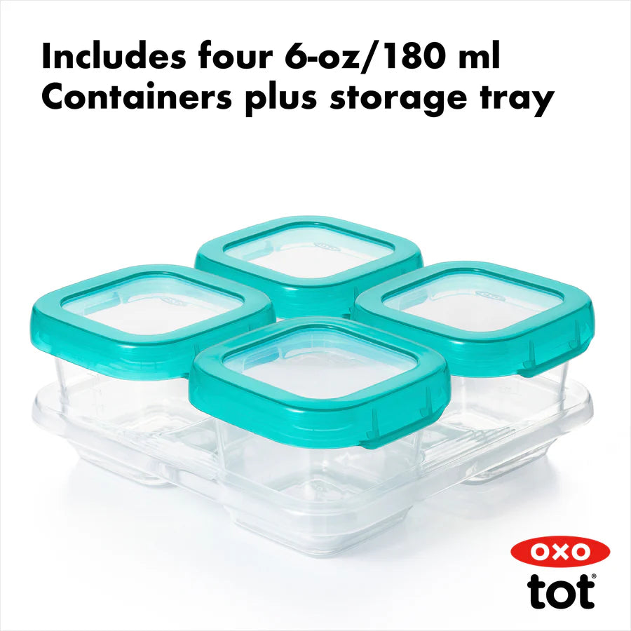 Oxo Tot Baby Blocks Freezer Storage Containers 6OZ