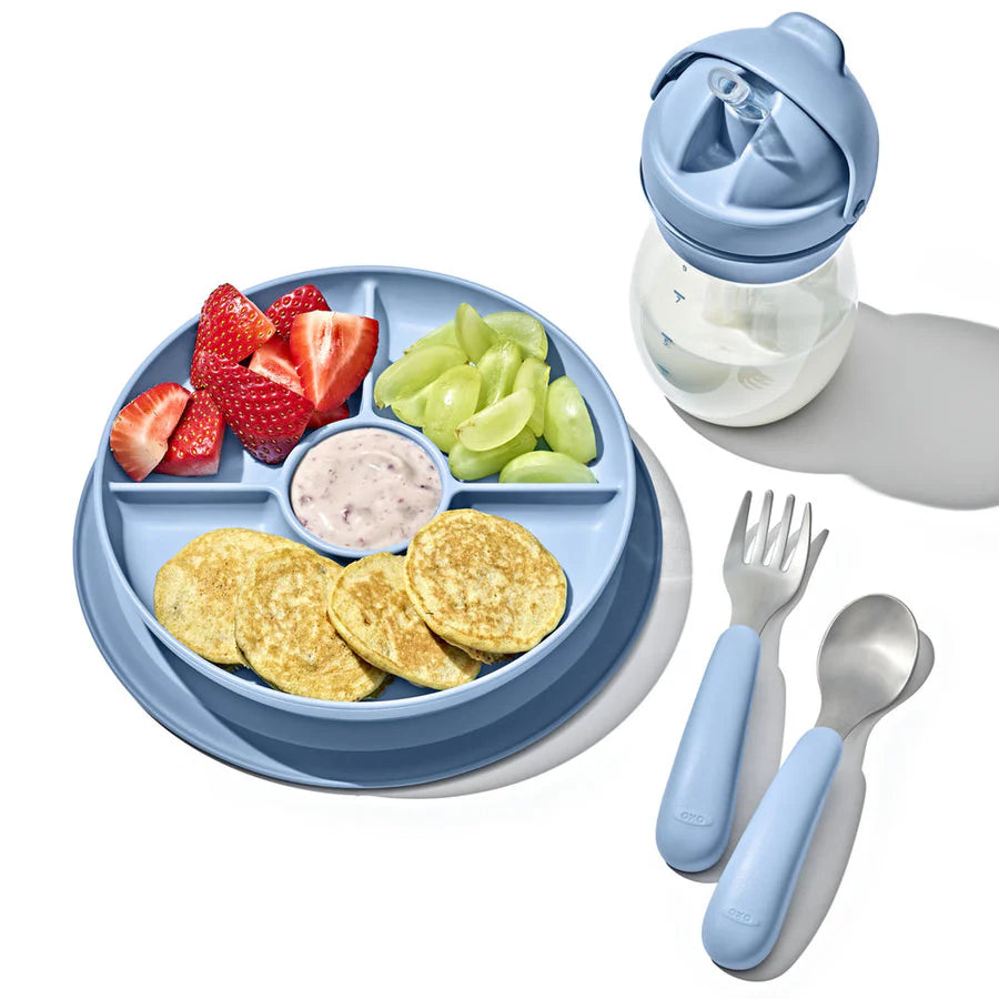 OXO Tot Stick & Stay Suction Divided Plate