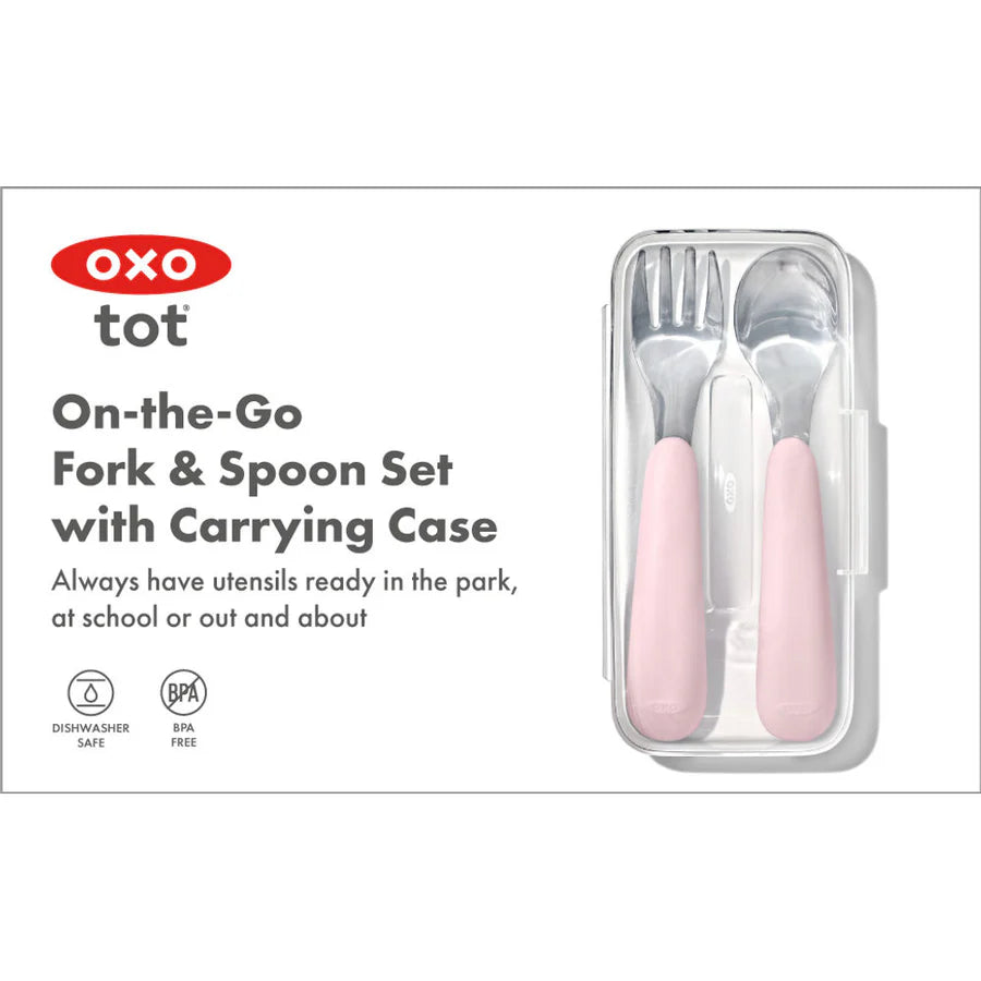Oxo Tot On-The-Go Fork And Spoon Set