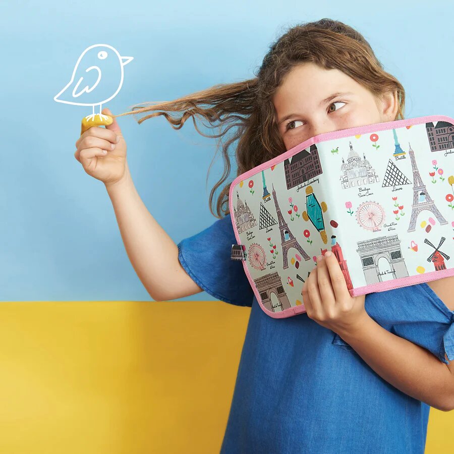 Jaq Jaq Bird Doodle It & Go Erasable Book Forest