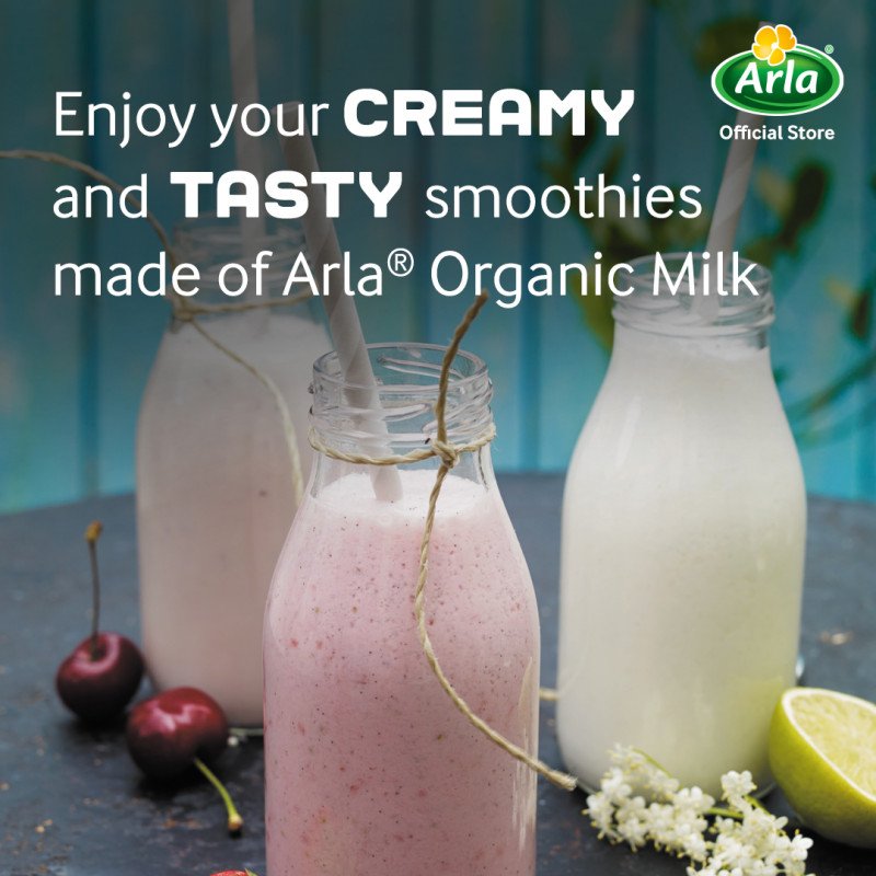 Arla Organic UHT Full Cream Milk (12x200ml)