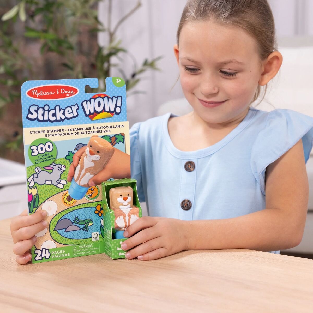 Melissa & Doug Sticker WOW! Activity Pad & Sticker Stamper