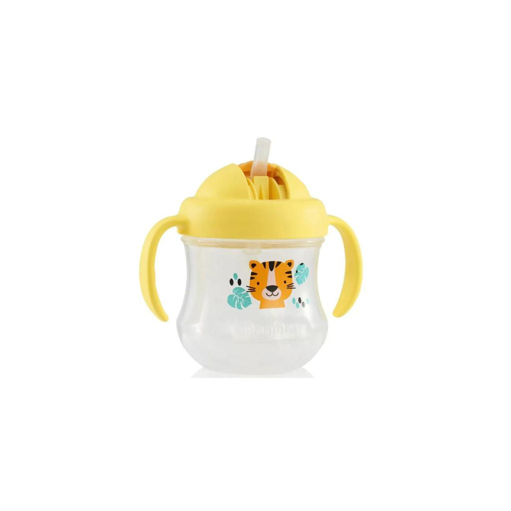 Pigeon Mag Mag Straw Cup Yellow Tiger 200ml