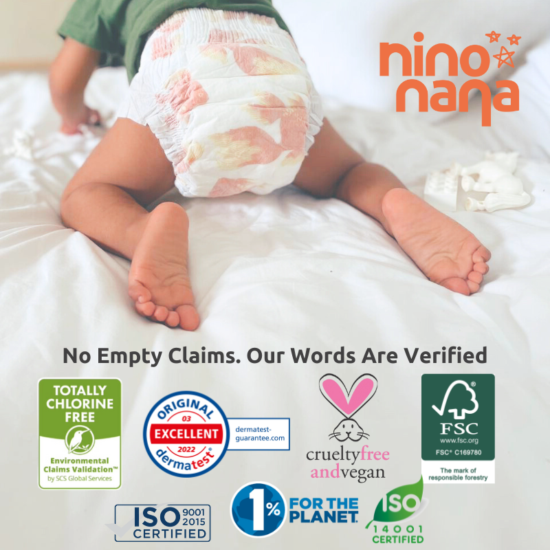 Nino Nana Tape Diapers (New)