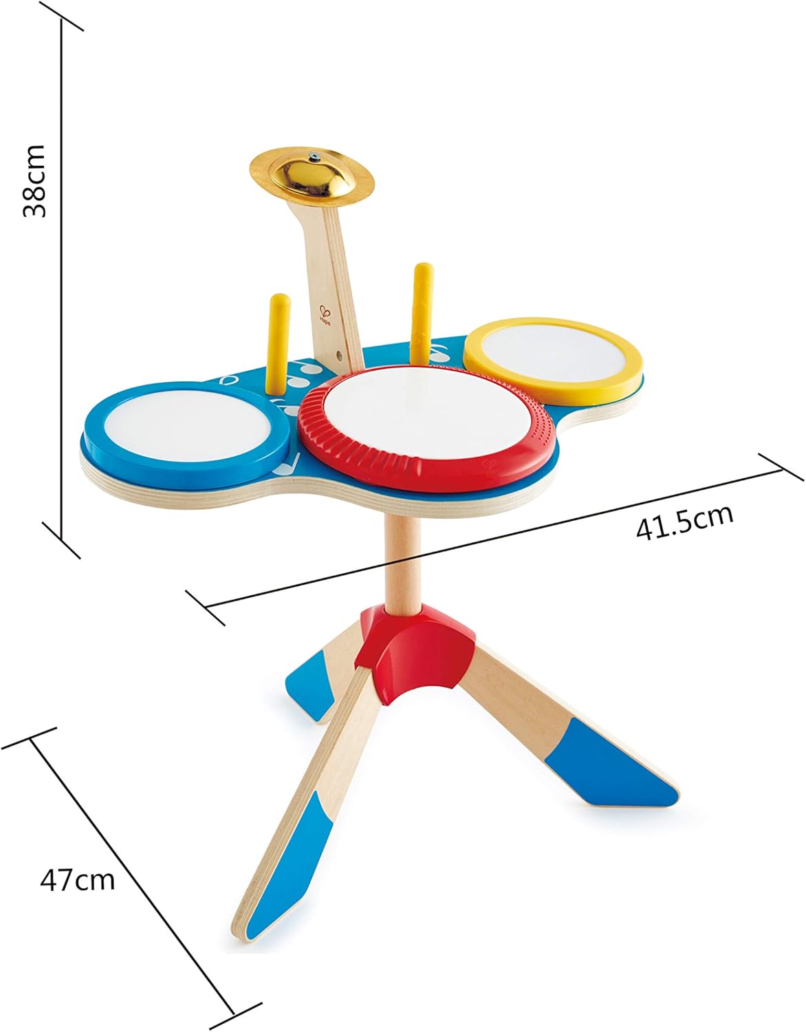 Hape Drum and Cymbal Set