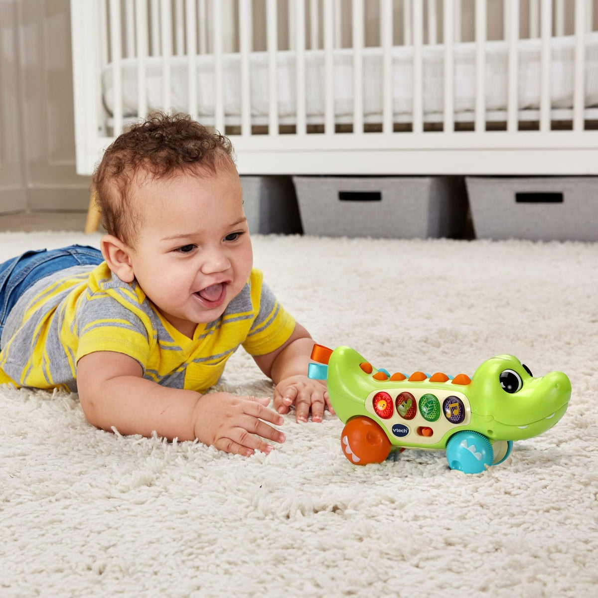 V-Tech Baby Squishy Spikes Alligator