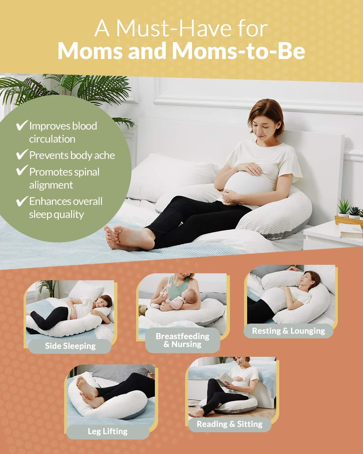 Unilove 8-in-1 Hopo Pregnancy Pillow