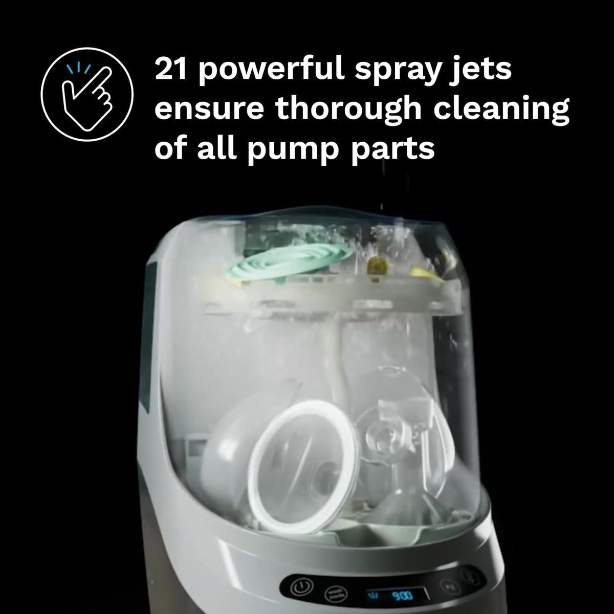 Baby Brezza Breast Pump Rack for Bottle Washer Pro