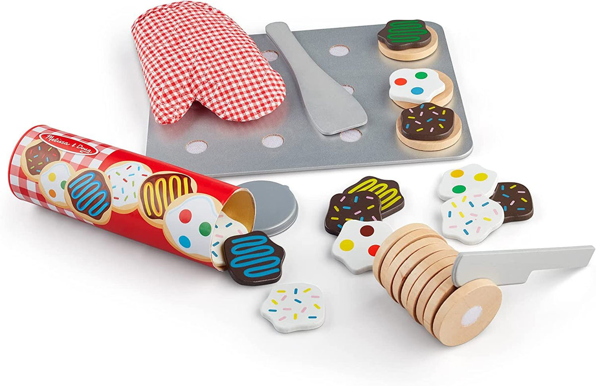 Melissa & Doug Slice & Bake Cookie Wooden Play Food Set