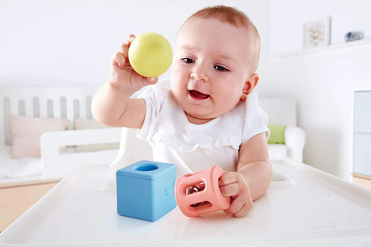 Hape Geometric Rattle (3pc)
