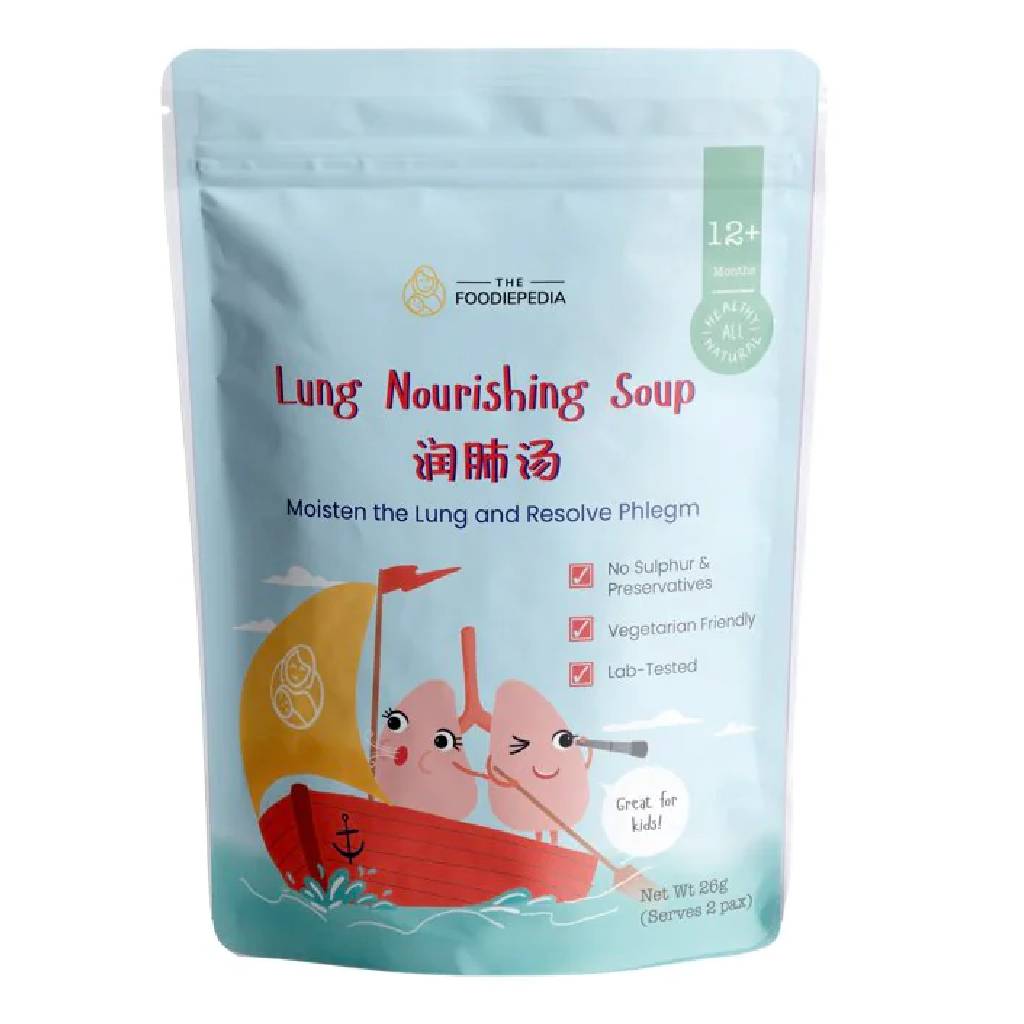 The Foodiepedia Kid's TCM Herbal Soup - Lung Nourishing Soup
