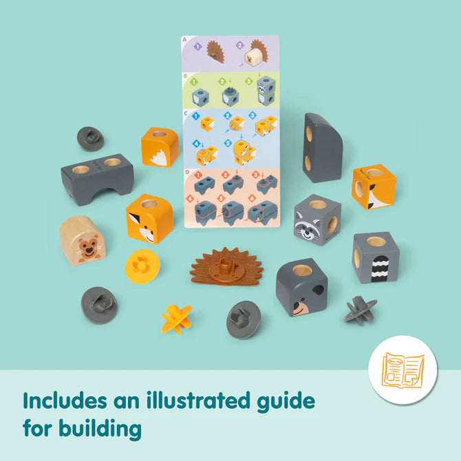 Melissa & Doug Blockables™ Woodland Friends Play Set