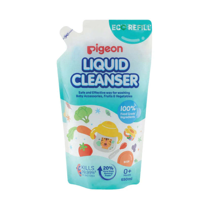Pigeon Liquid Cleanser Bundle [700ml (Foam) + 650ml (Refill)]