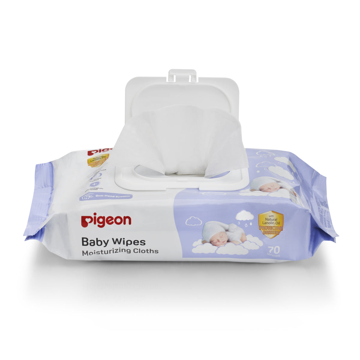 Pigeon Baby Wipes Moisturizing Cloths 70 sheets 3 in 1 Pack