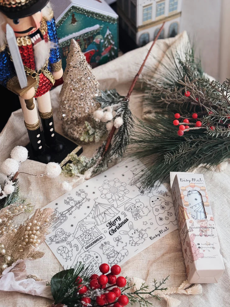 Busymat Travel Mat (Little Christmas Village)