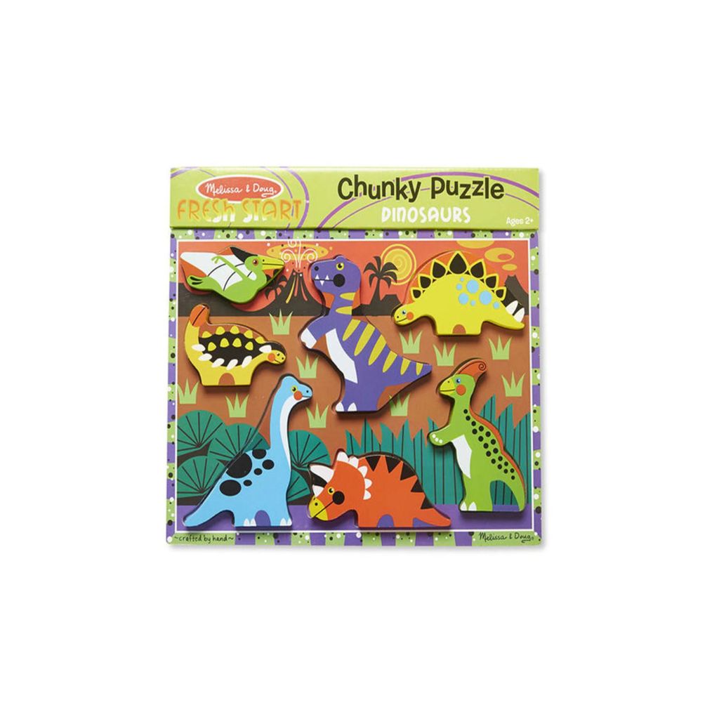 Melissa & Doug Chunky Puzzle 7pcs - Dinosaur