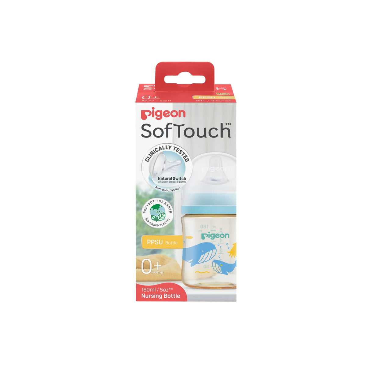 Pigeon SofTouch™ BPP Nursing Bottle PPSU 160ml