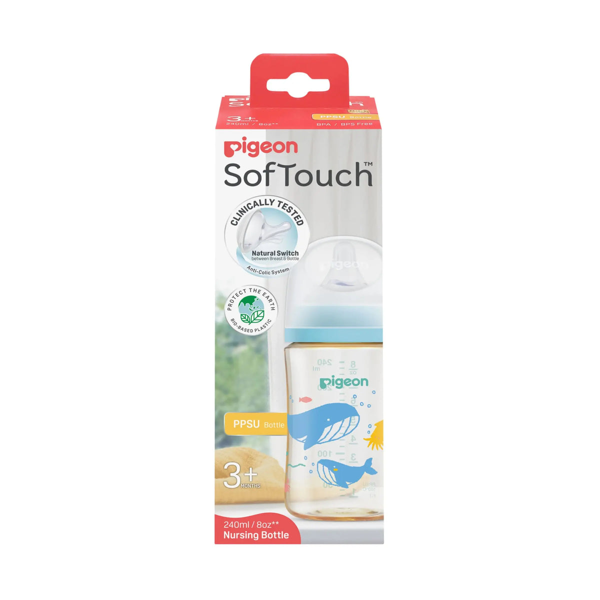 Pigeon SofTouch™ BPP Nursing Bottle PPSU 240ml