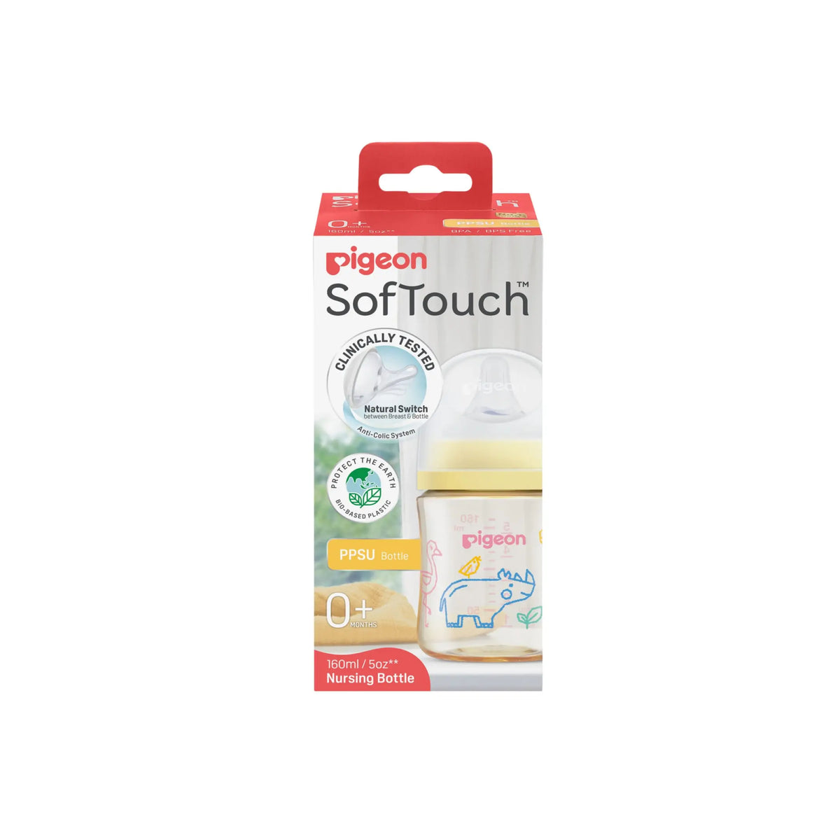 Pigeon SofTouch™ BPP Nursing Bottle PPSU 160ml