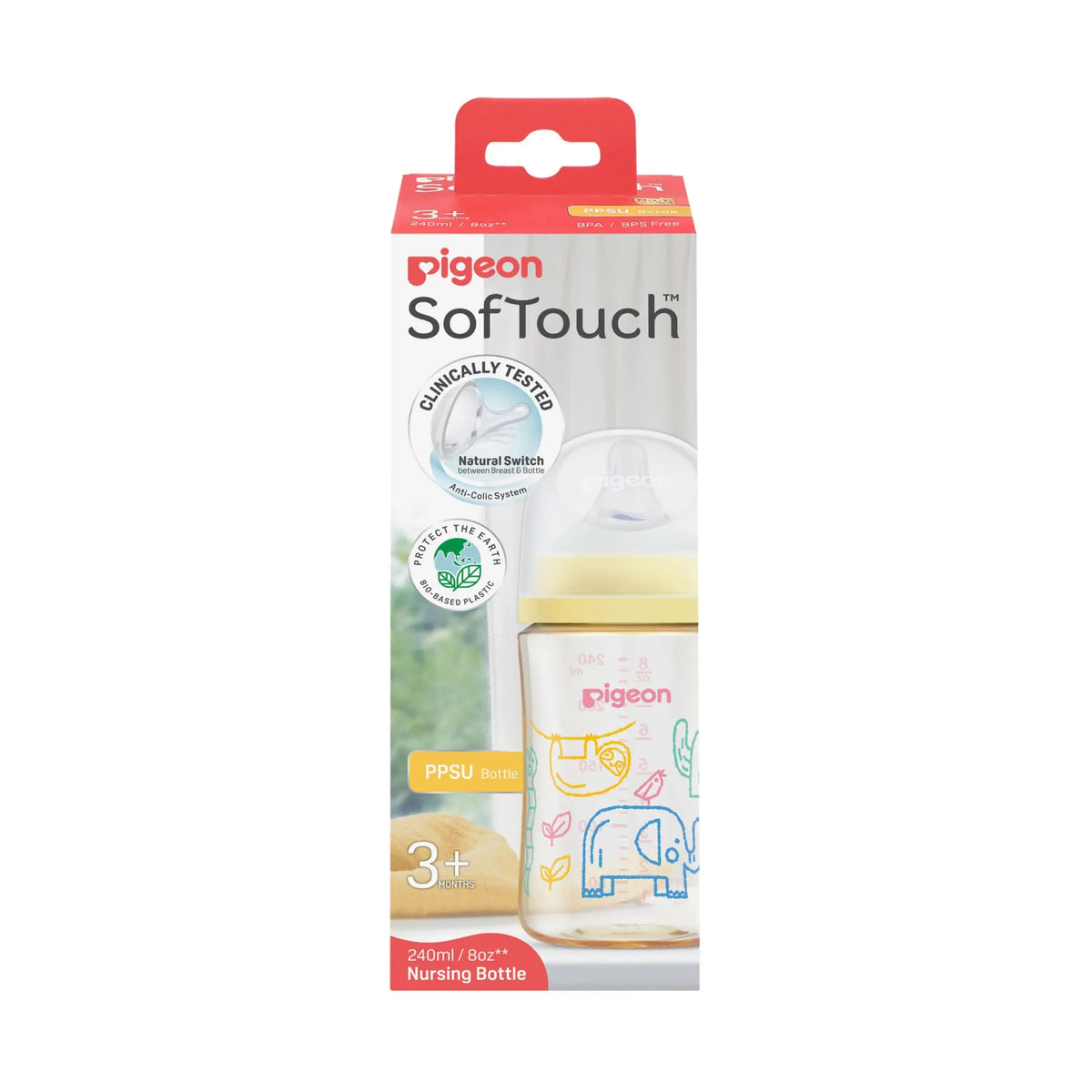 Pigeon SofTouch™ BPP Nursing Bottle PPSU 240ml