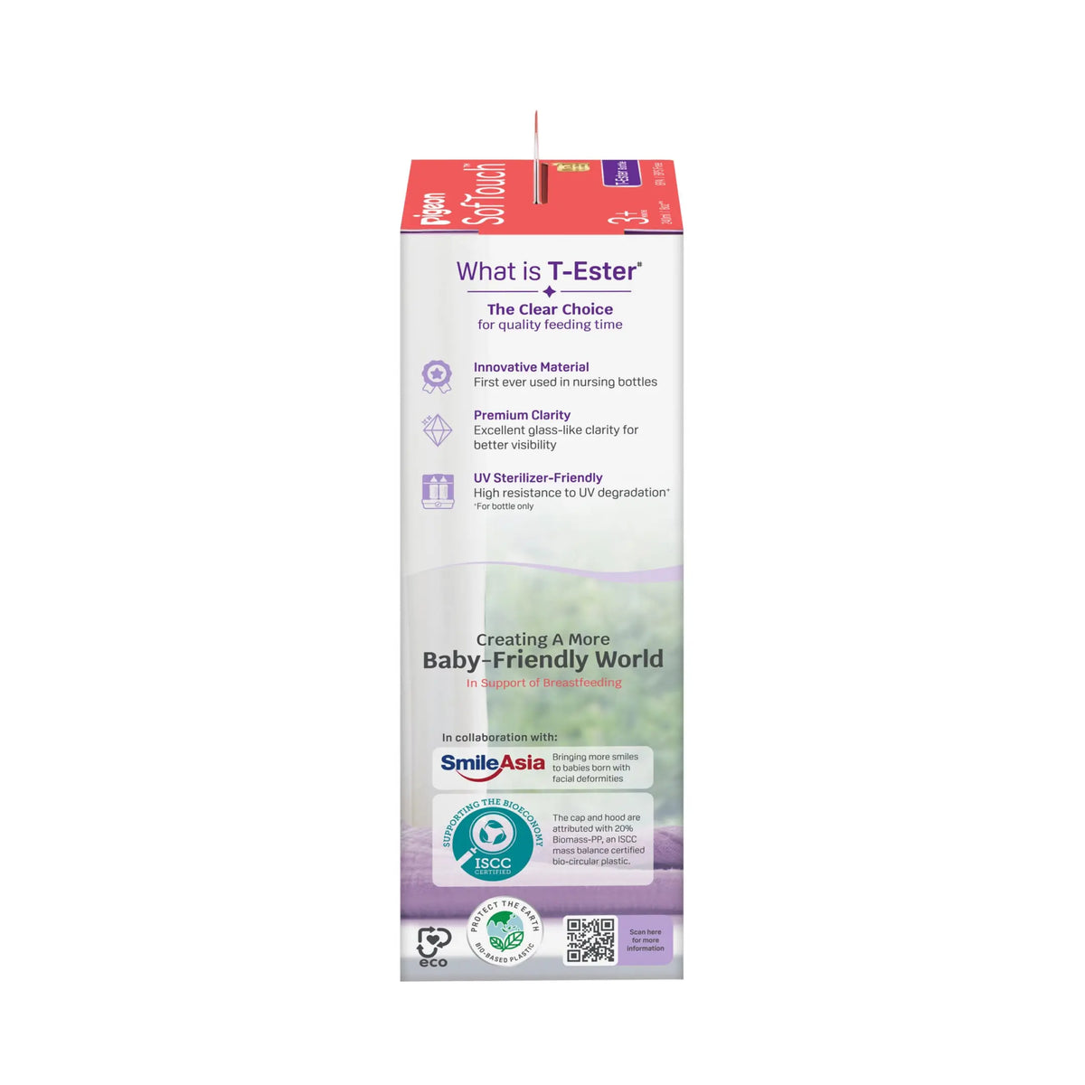 Pigeon SofTouch™ BPP Nursing Bottle T-Ester (Logo)