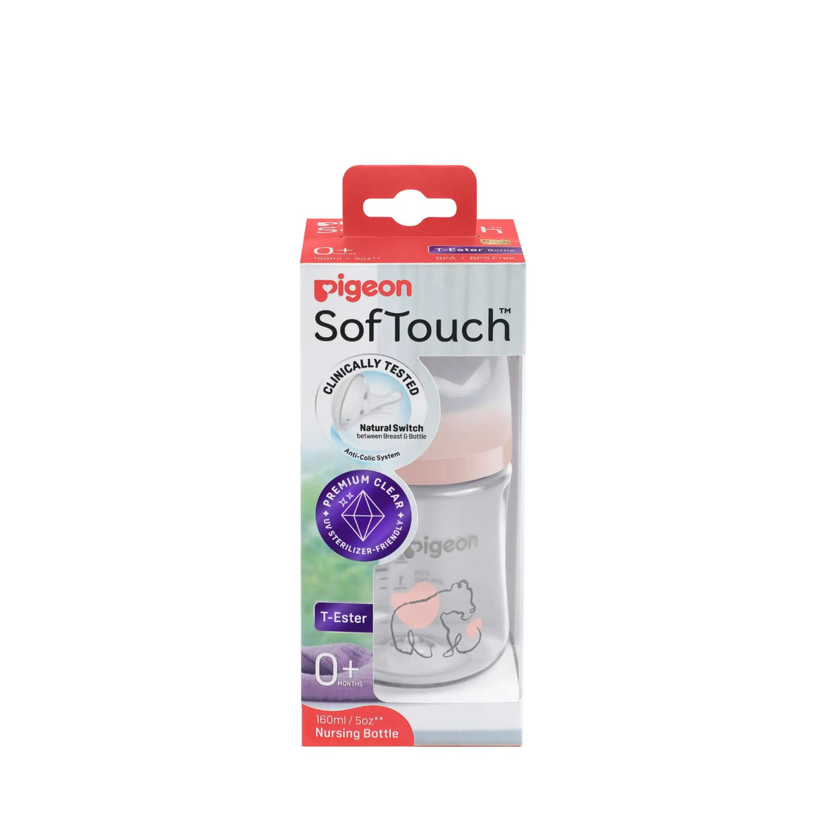 Pigeon SofTouch™ BPP Nursing Bottle T-Ester 160ml (Bear)