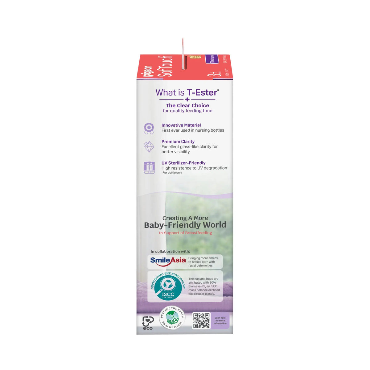 Pigeon SofTouch™ BPP Nursing Bottle T-Ester 240ml (Mountain)