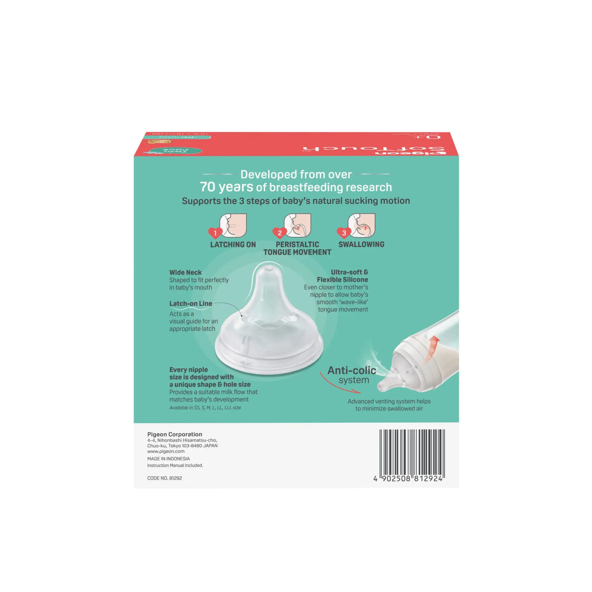 Pigeon SofTouch™ BPP Nursing Bottle PP (Logo Twin Pack)