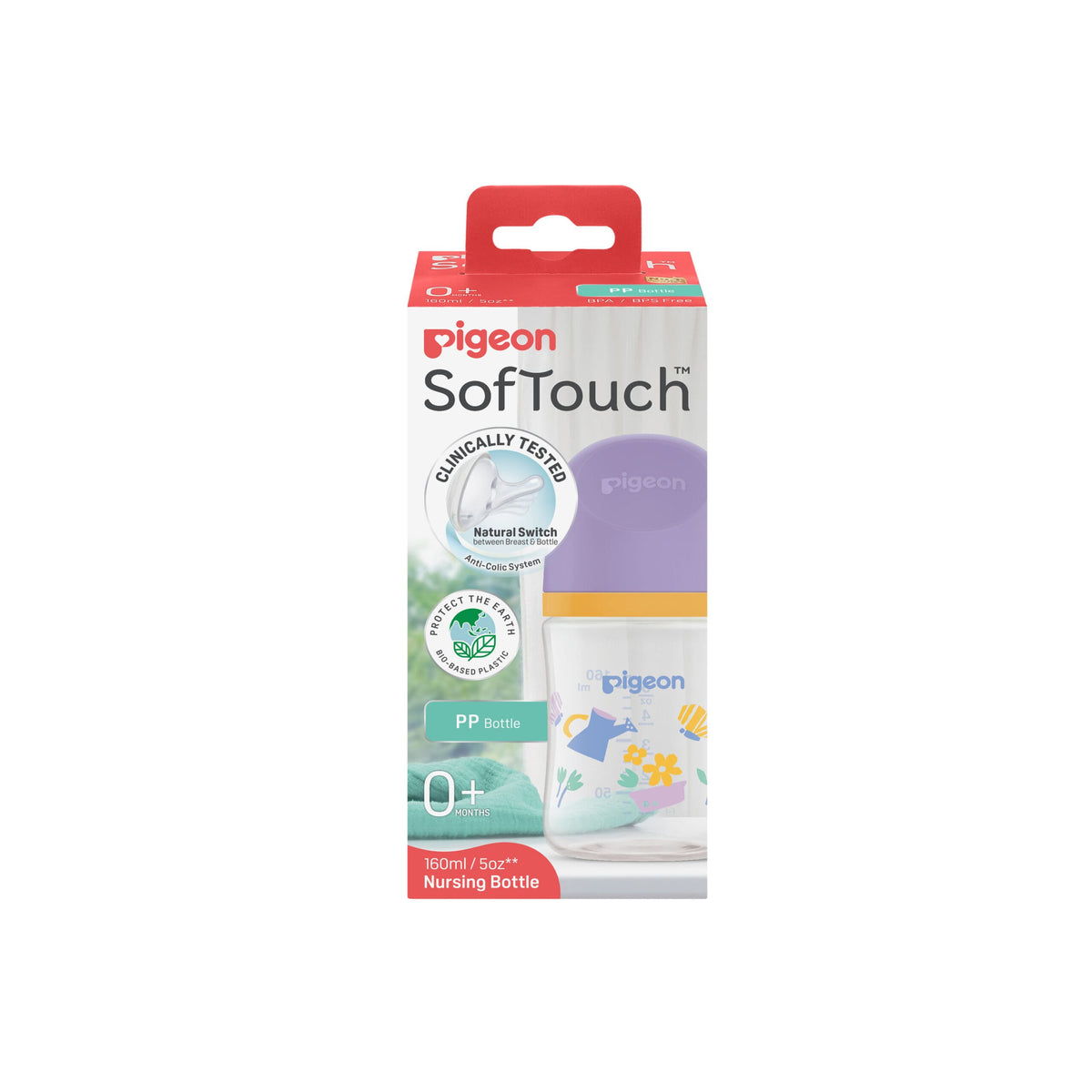 Pigeon SofTouch™ BPP Nursing Bottle PP 160ml (Season Prints)