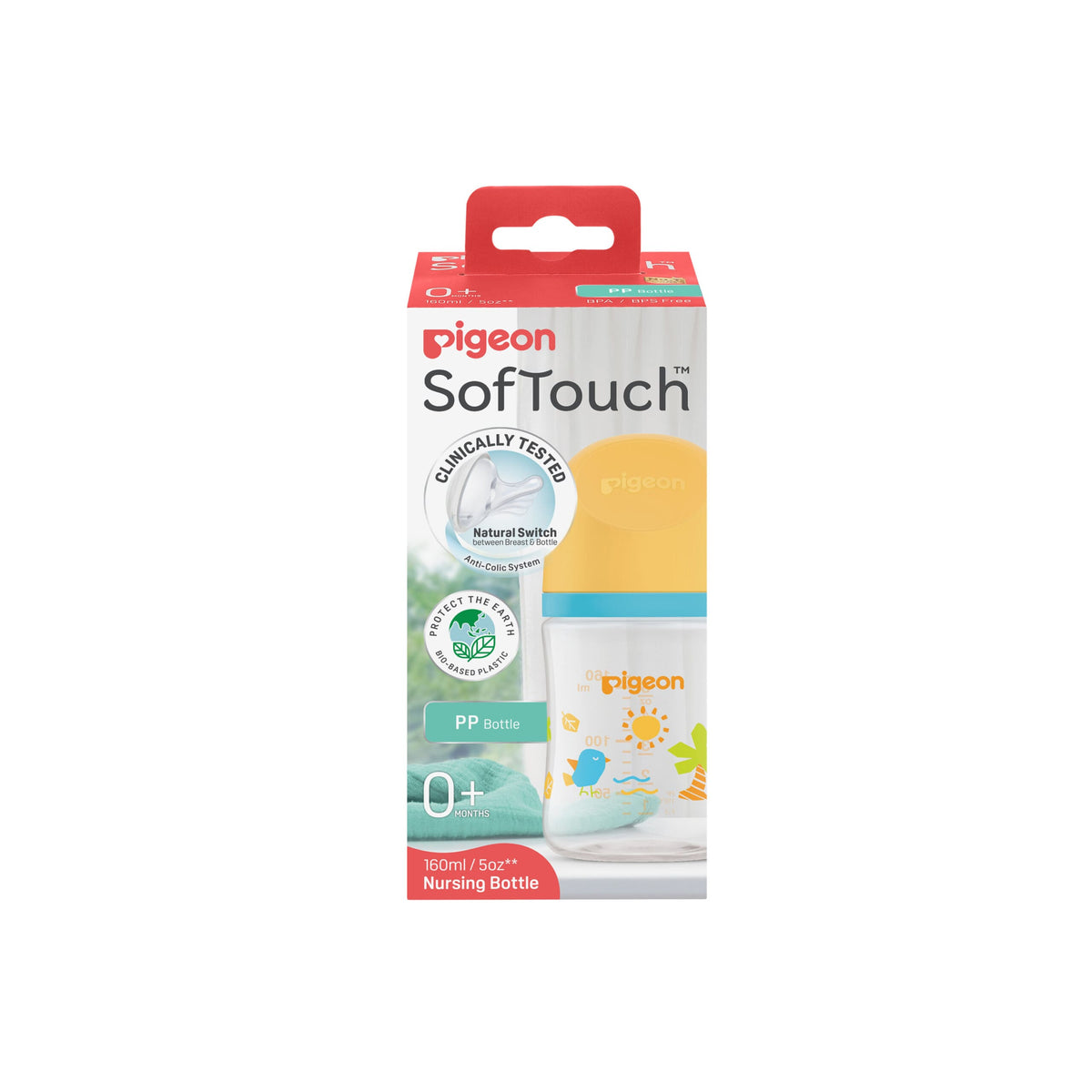 Pigeon SofTouch™ BPP Nursing Bottle PP 160ml (Season Prints)