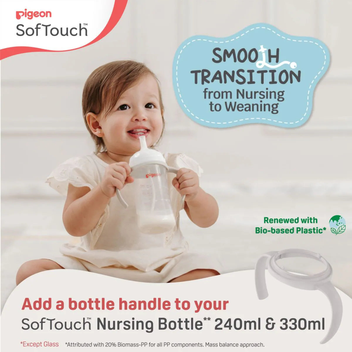 Pigeon SofTouch™ BPP Bottle Handle