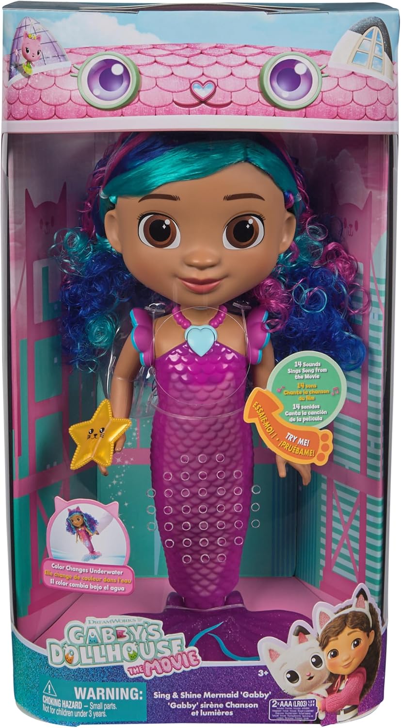 Gabby's Dollhouse Movie Feature Mermaid Doll