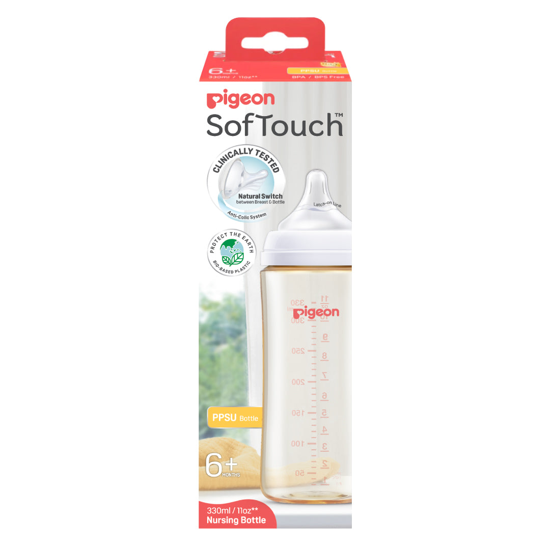 Pigeon SofTouch™ BPP Nursing Bottle PPSU (330ml)