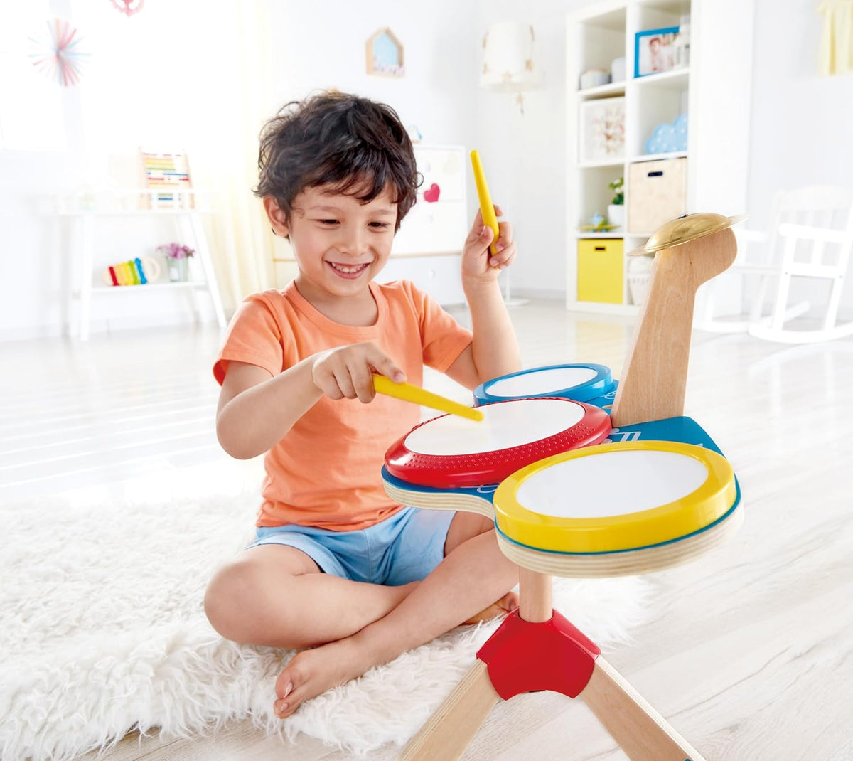 Hape Drum and Cymbal Set