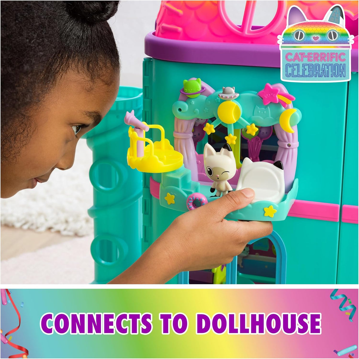 Gabby's Dollhouse Pandy Paws Dreamy Balcony Playset