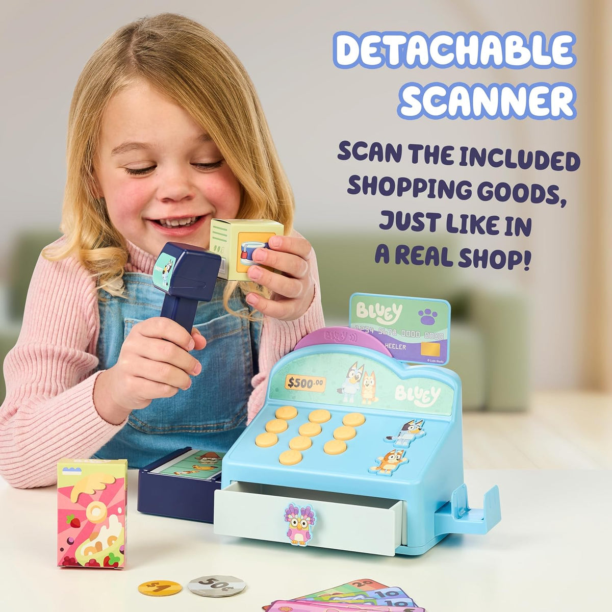 Bluey Cash Register Playset