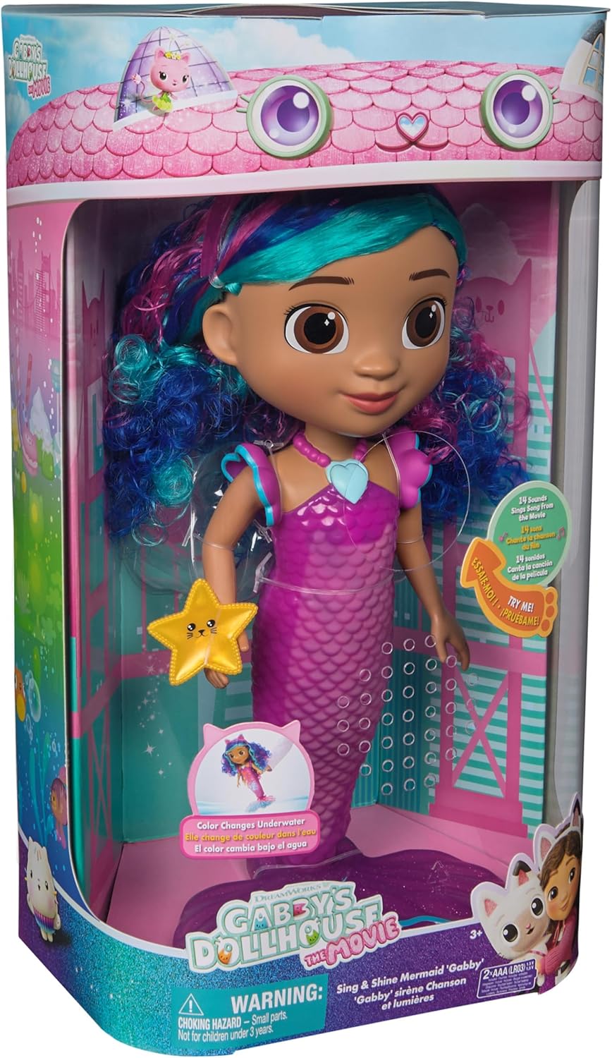 Gabby's Dollhouse Movie Feature Mermaid Doll