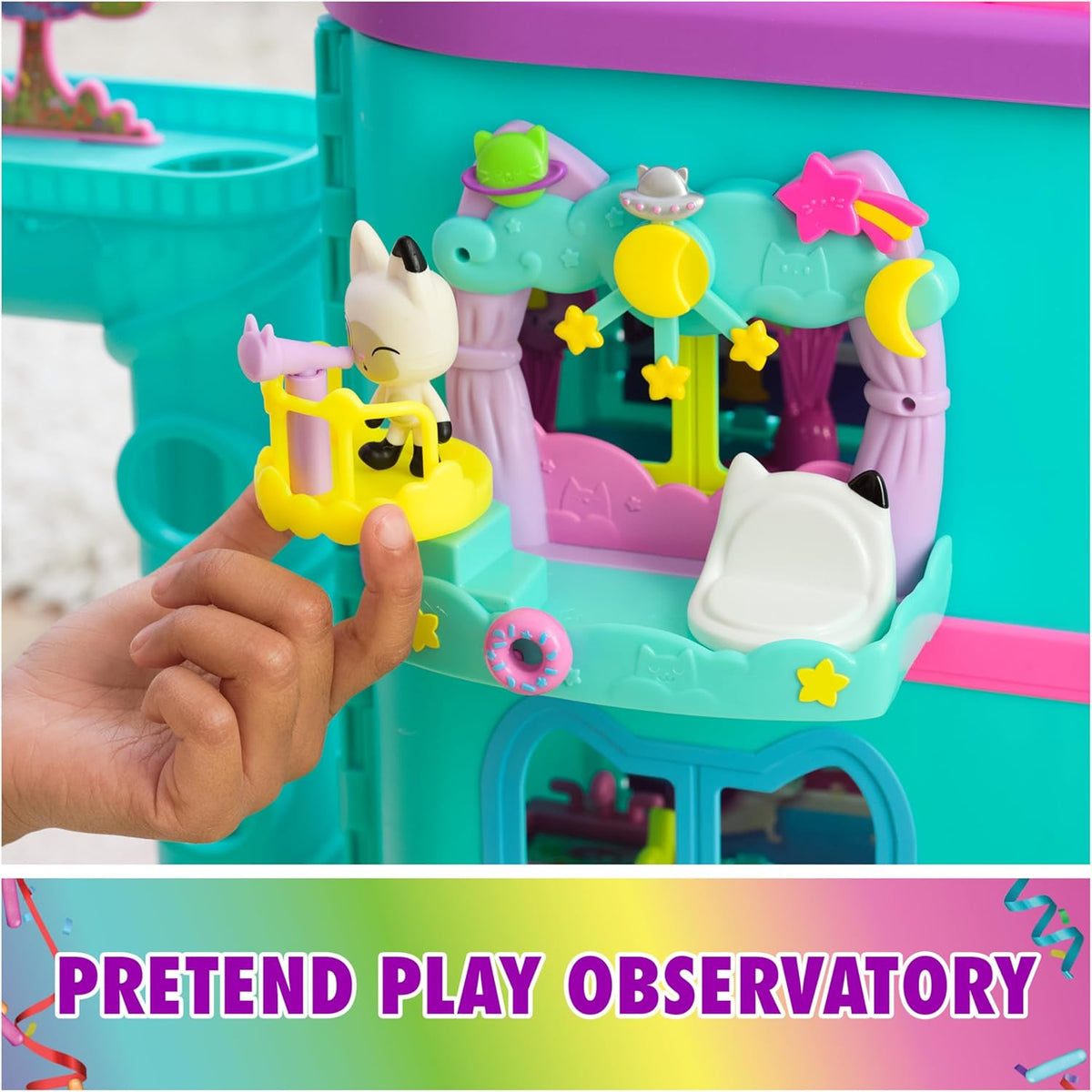 Gabby's Dollhouse Pandy Paws Dreamy Balcony Playset