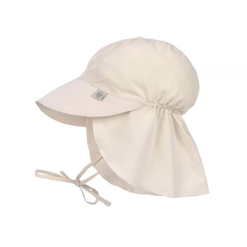 Lassig Sun Protection Flap Hat, Milky