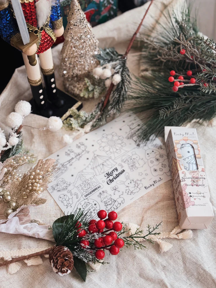 Busymat Travel Mat (Little Christmas Village)