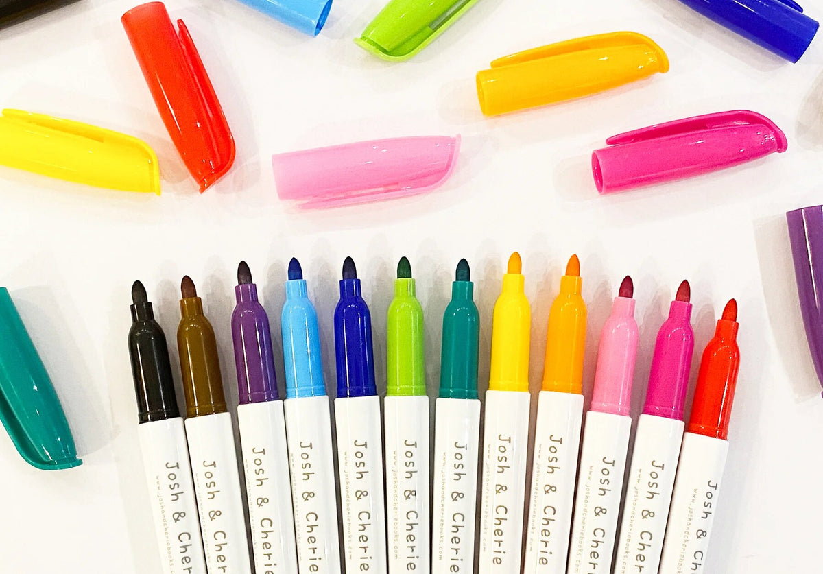 Colouroo Water Soluble Markers (12 Piece)