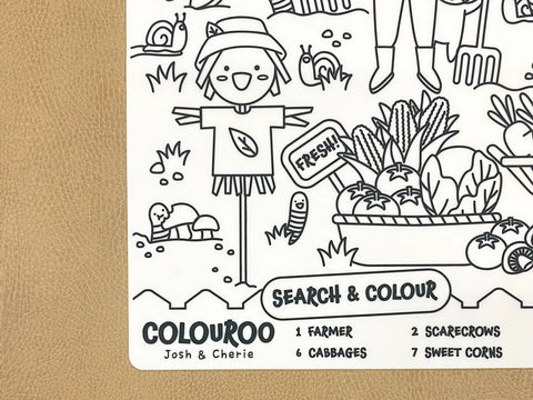 Colouroo Vegetable Farm: Search & Colour Mat