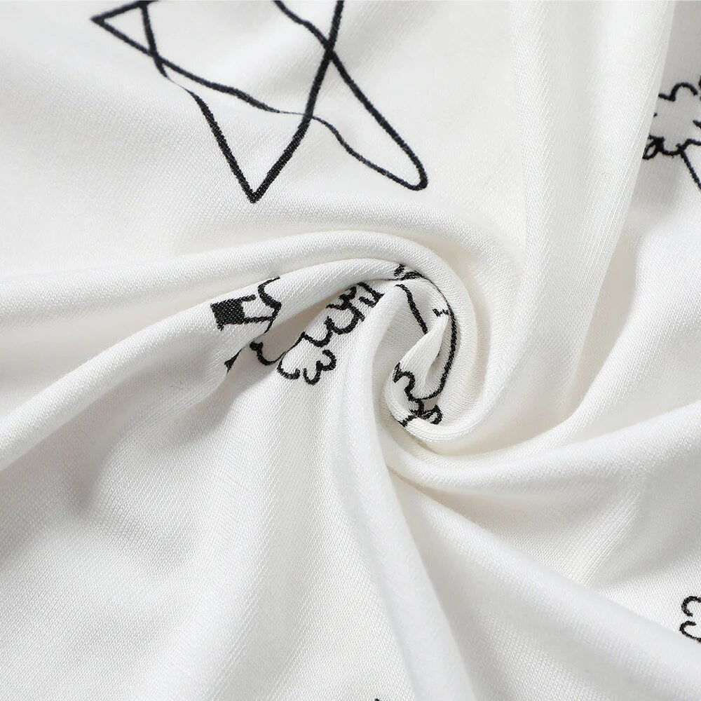 Baa Baa Sheepz Romper Zip Cute Big Star & Sheepz - White