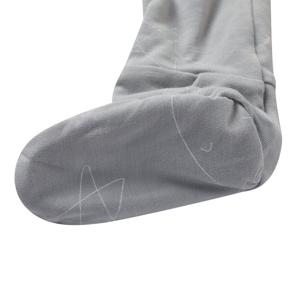 Baa Baa Sheepz Booties Cute Big Star & Head - Grey