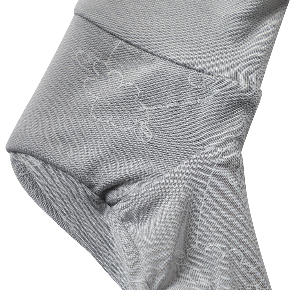 Baa Baa Sheepz Booties Cute Big Star & Head - Grey