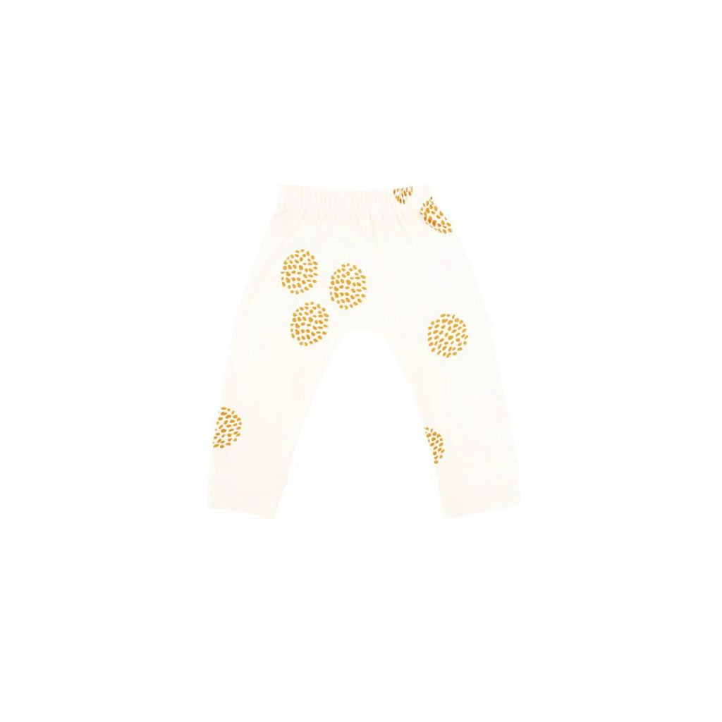 Motherswork x Le Petit Society Baby Organic Leggings in Dandelion Print