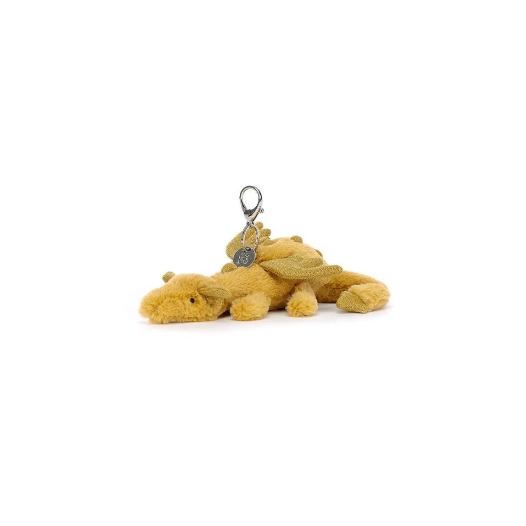 Jellycat Golden Dragon Bag Charm